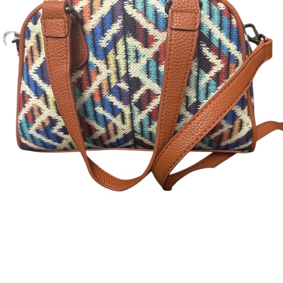 Wrangler Whipstitch Satchel - Aztec print NWT - Picture 2 of 5
